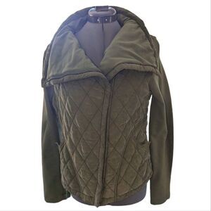 Anthropology Marrakech‎ green quilted jacket size small
